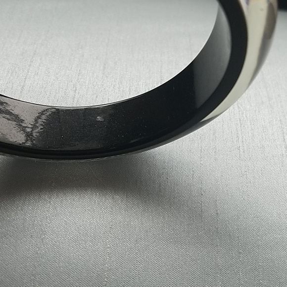 💲2 for $10💲Blue w/ black bangle bracelet - Picture 6 of 6